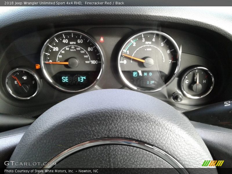  2018 Wrangler Unlimited Sport 4x4 RHD Sport 4x4 RHD Gauges