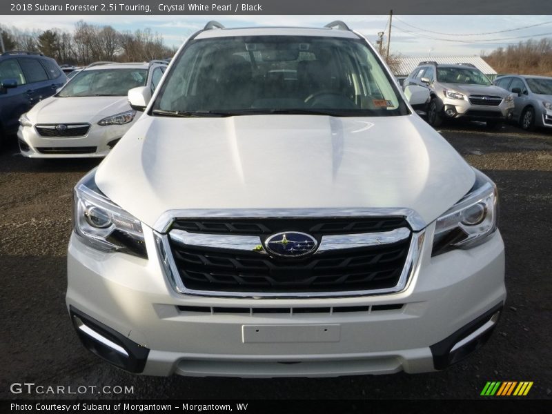 Crystal White Pearl / Black 2018 Subaru Forester 2.5i Touring