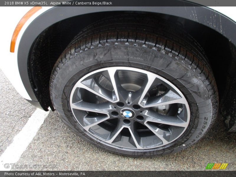 Alpine White / Canberra Beige/Black 2018 BMW X5 xDrive35i