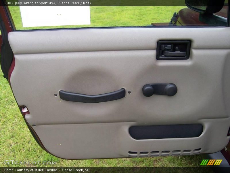 Sienna Pearl / Khaki 2003 Jeep Wrangler Sport 4x4