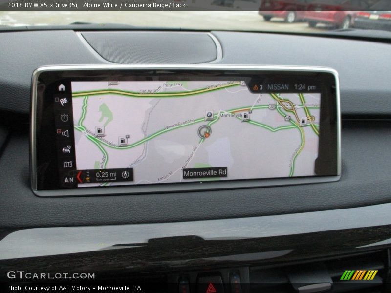 Alpine White / Canberra Beige/Black 2018 BMW X5 xDrive35i
