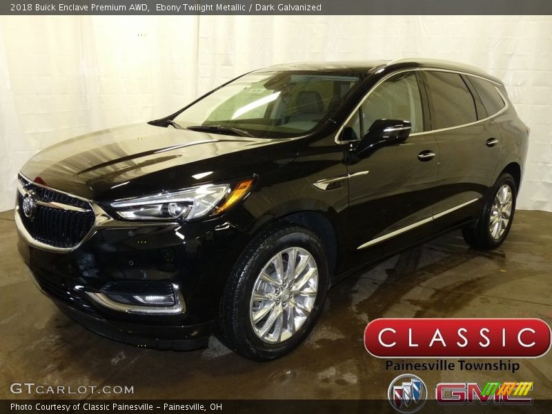 Ebony Twilight Metallic / Dark Galvanized 2018 Buick Enclave Premium AWD