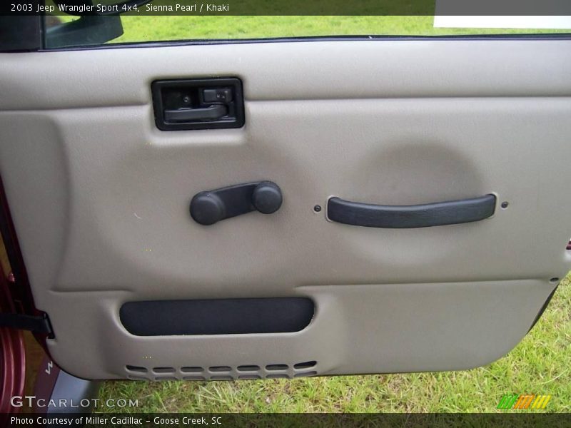 Sienna Pearl / Khaki 2003 Jeep Wrangler Sport 4x4