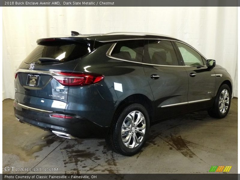 Dark Slate Metallic / Chestnut 2018 Buick Enclave Avenir AWD