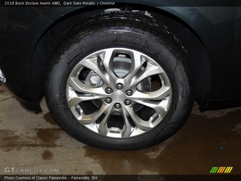 Dark Slate Metallic / Chestnut 2018 Buick Enclave Avenir AWD