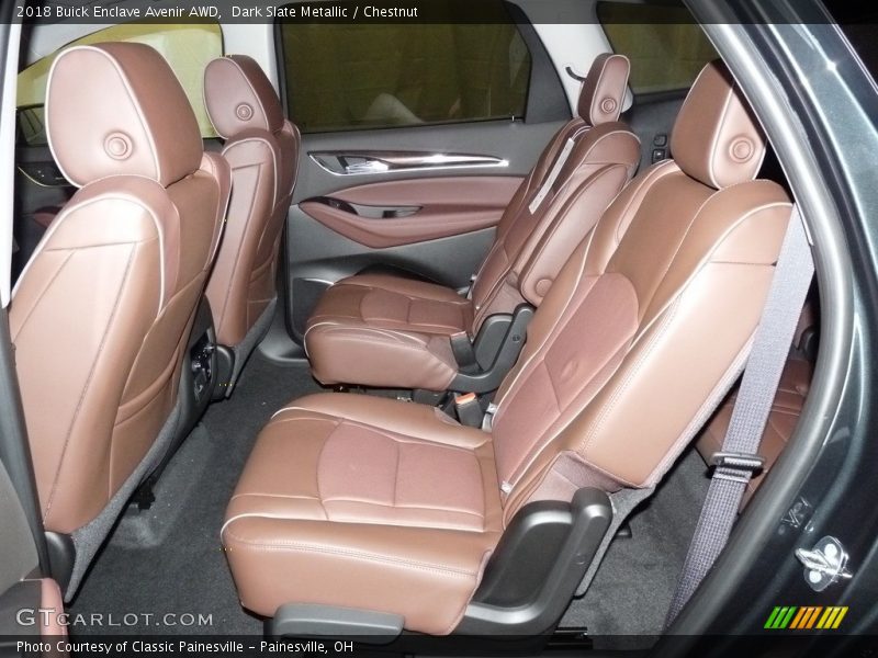 Dark Slate Metallic / Chestnut 2018 Buick Enclave Avenir AWD