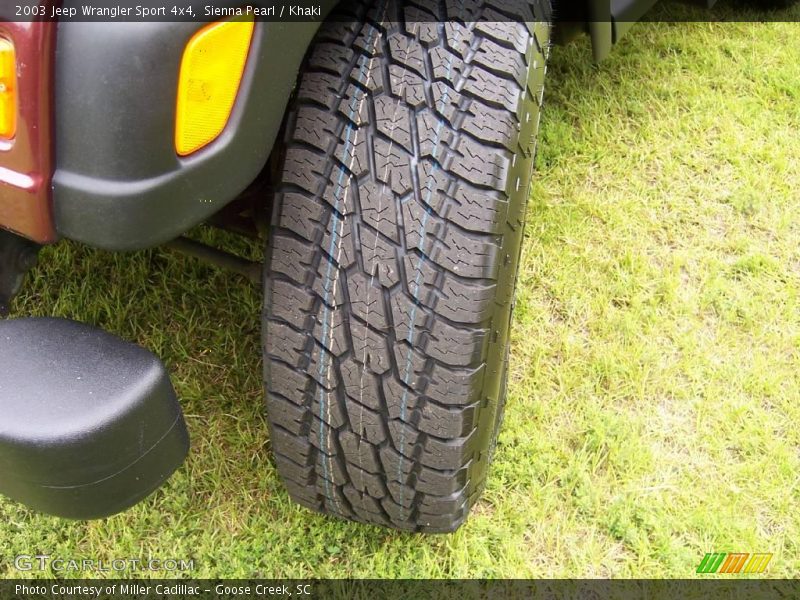 Sienna Pearl / Khaki 2003 Jeep Wrangler Sport 4x4