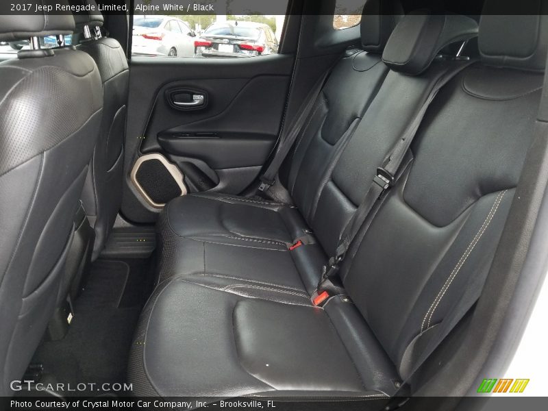 Alpine White / Black 2017 Jeep Renegade Limited