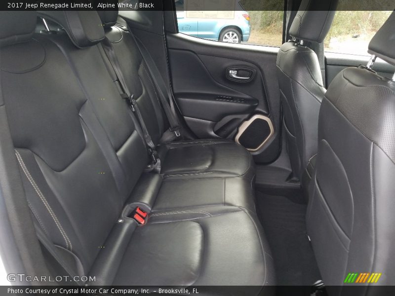 Alpine White / Black 2017 Jeep Renegade Limited
