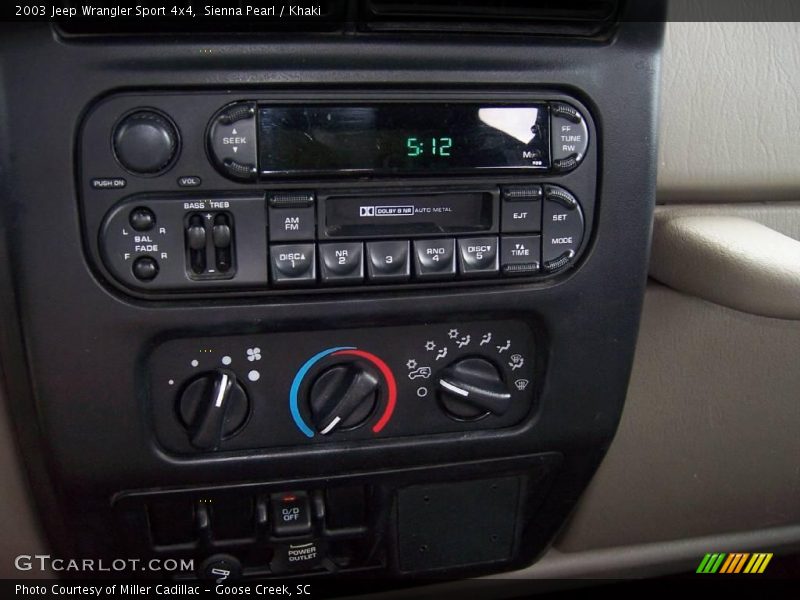 Sienna Pearl / Khaki 2003 Jeep Wrangler Sport 4x4