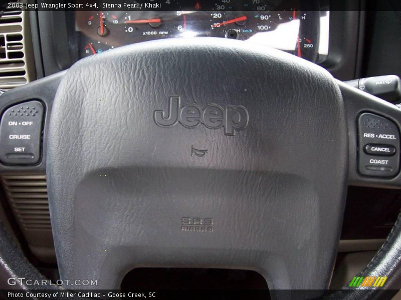 Sienna Pearl / Khaki 2003 Jeep Wrangler Sport 4x4