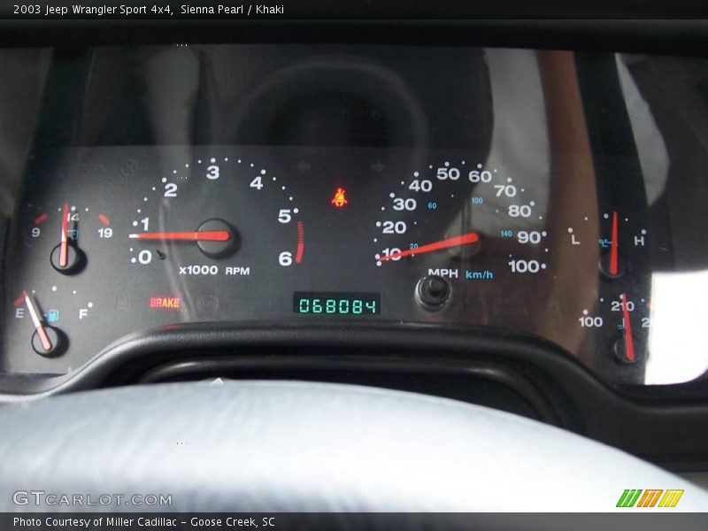 Sienna Pearl / Khaki 2003 Jeep Wrangler Sport 4x4