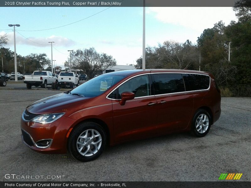 Copper Pearl / Black/Alloy 2018 Chrysler Pacifica Touring Plus
