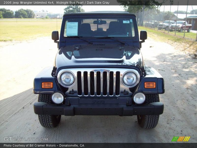 Midnight Blue Pearl / Dark Slate Gray 2006 Jeep Wrangler Unlimited 4x4