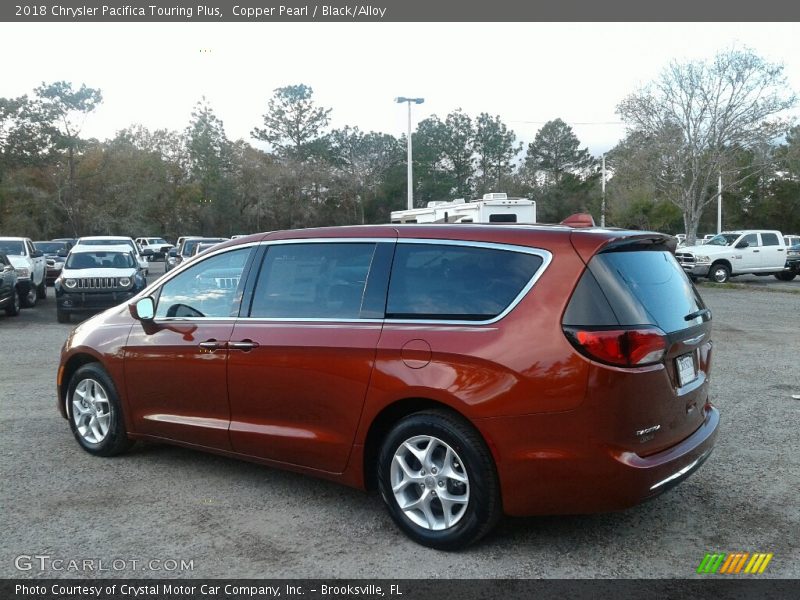 Copper Pearl / Black/Alloy 2018 Chrysler Pacifica Touring Plus