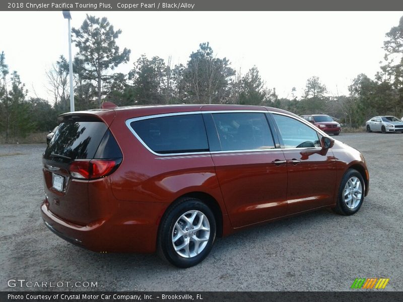 Copper Pearl / Black/Alloy 2018 Chrysler Pacifica Touring Plus