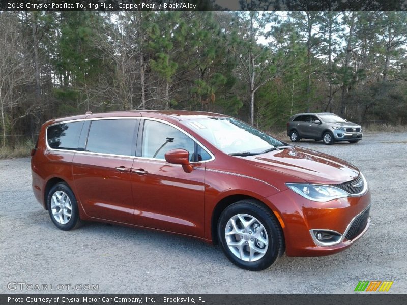 Copper Pearl / Black/Alloy 2018 Chrysler Pacifica Touring Plus