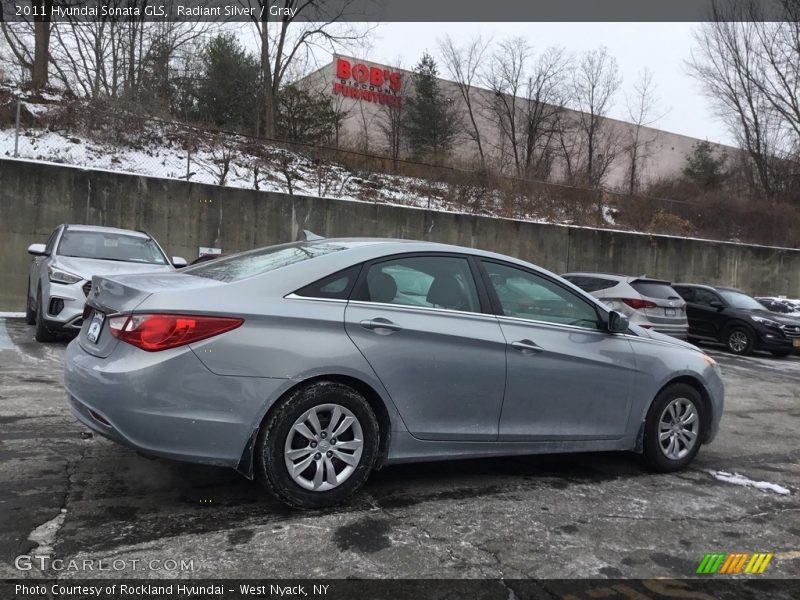 Radiant Silver / Gray 2011 Hyundai Sonata GLS