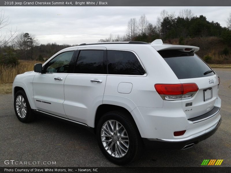 Bright White / Black 2018 Jeep Grand Cherokee Summit 4x4