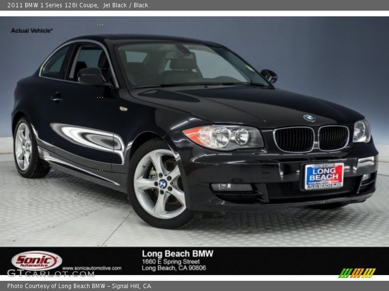 Jet Black / Black 2011 BMW 1 Series 128i Coupe