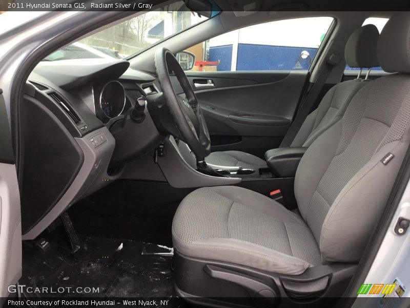 Radiant Silver / Gray 2011 Hyundai Sonata GLS