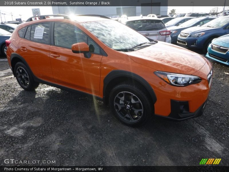 Sunshine Orange / Black 2018 Subaru Crosstrek 2.0i Premium