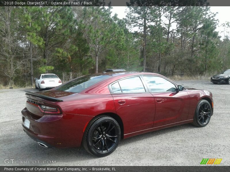 Octane Red Pearl / Black 2018 Dodge Charger SXT