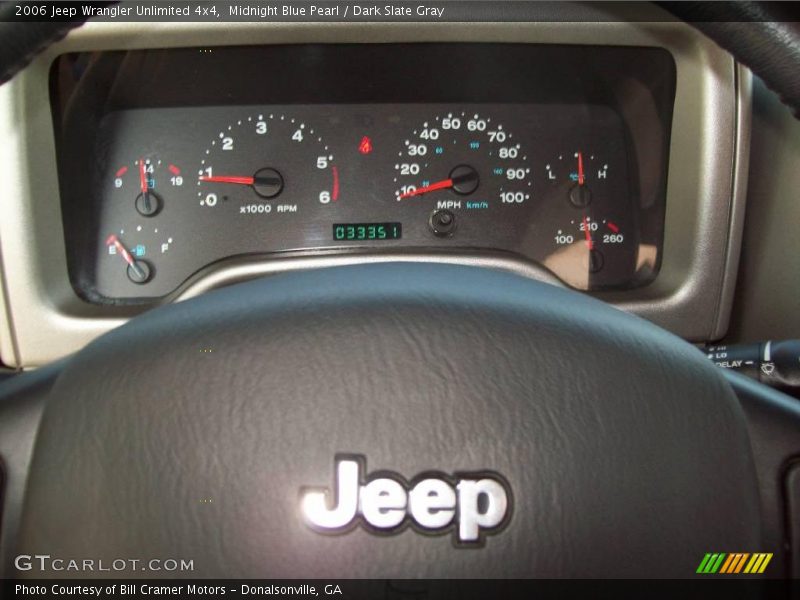 Midnight Blue Pearl / Dark Slate Gray 2006 Jeep Wrangler Unlimited 4x4