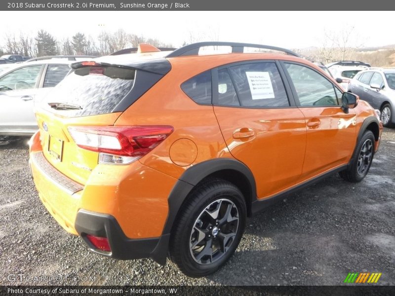 Sunshine Orange / Black 2018 Subaru Crosstrek 2.0i Premium