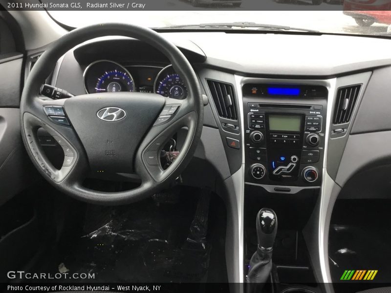 Radiant Silver / Gray 2011 Hyundai Sonata GLS