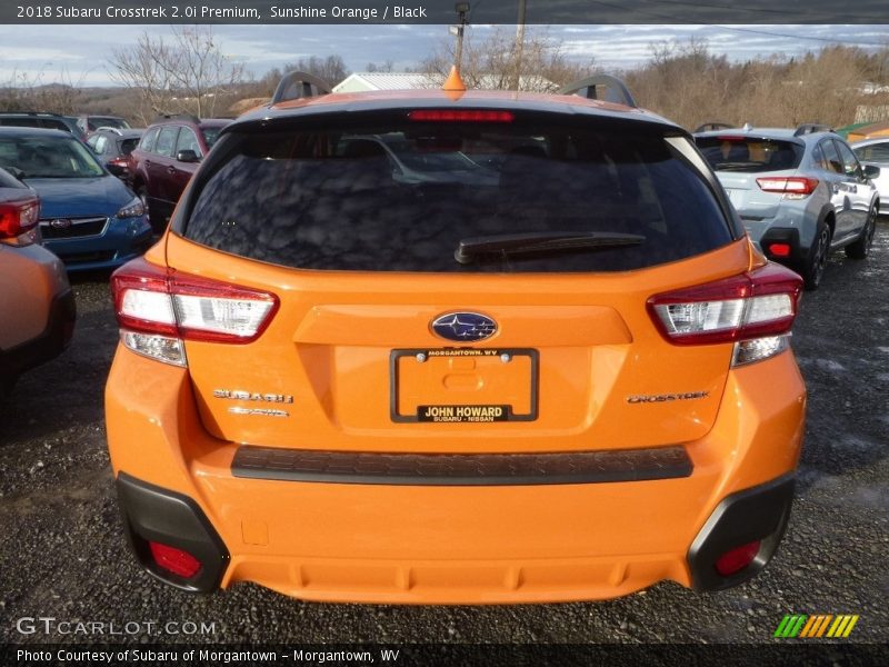 Sunshine Orange / Black 2018 Subaru Crosstrek 2.0i Premium