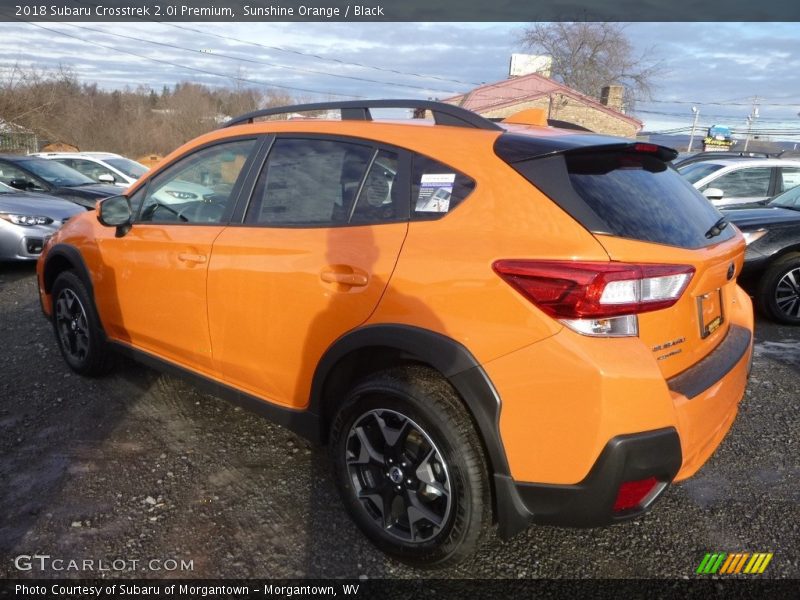 Sunshine Orange / Black 2018 Subaru Crosstrek 2.0i Premium