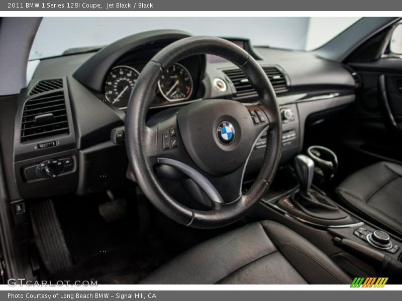 Jet Black / Black 2011 BMW 1 Series 128i Coupe