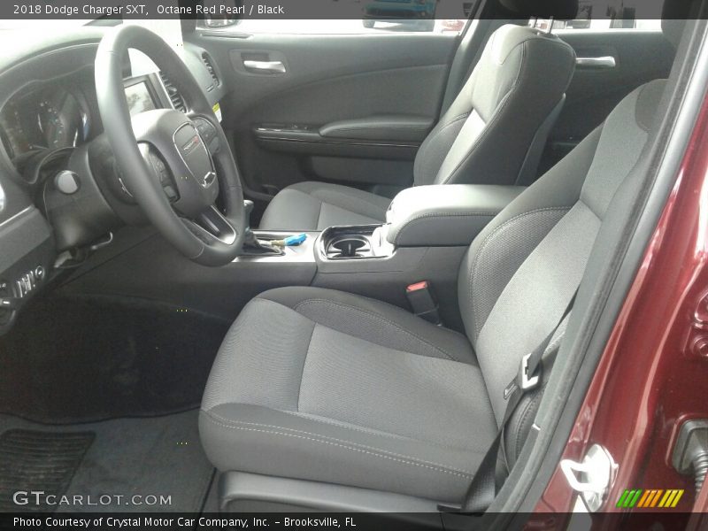 Octane Red Pearl / Black 2018 Dodge Charger SXT