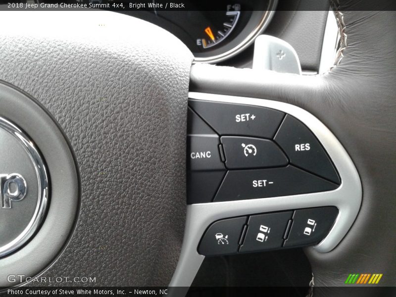 Controls of 2018 Grand Cherokee Summit 4x4