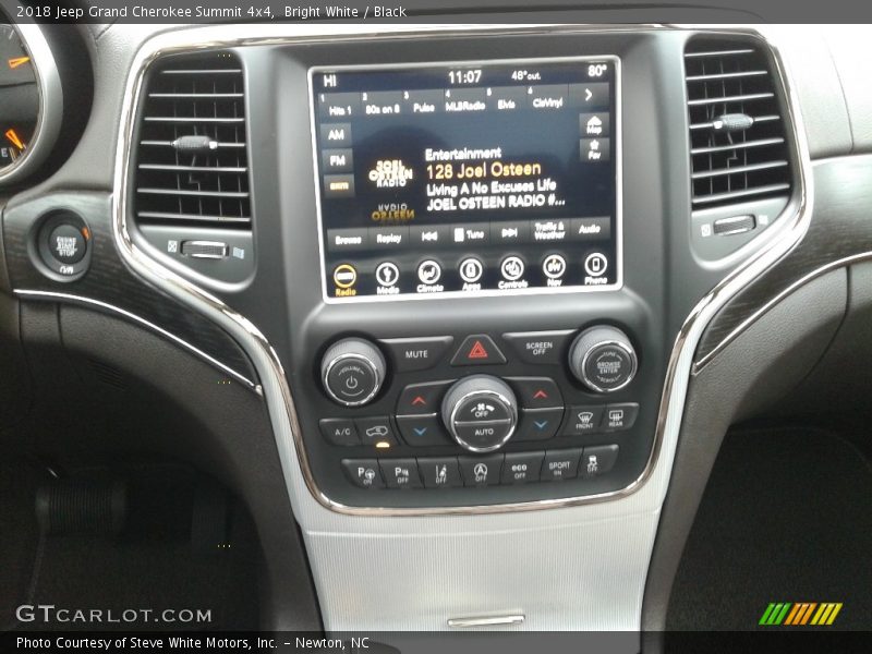 Bright White / Black 2018 Jeep Grand Cherokee Summit 4x4