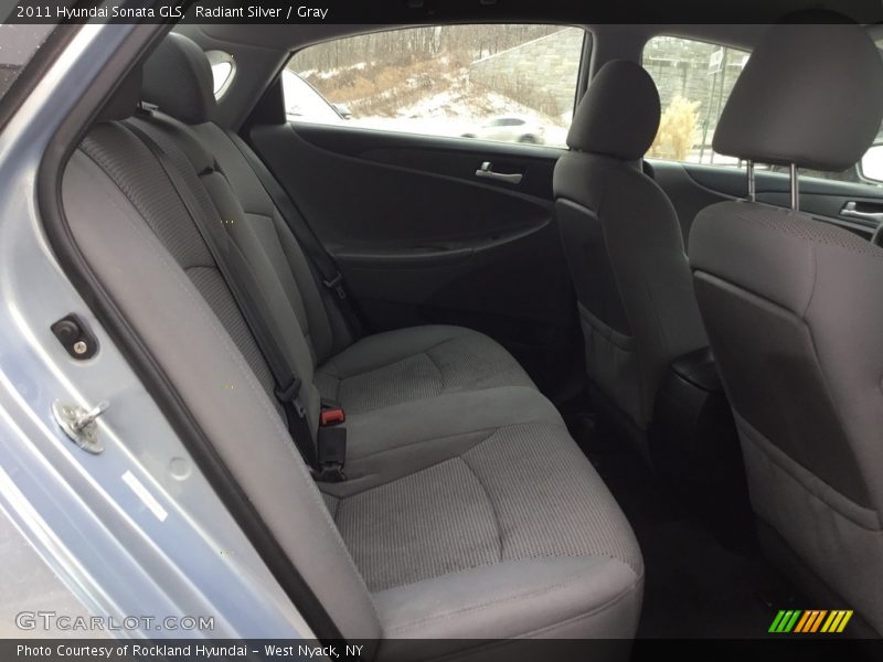 Radiant Silver / Gray 2011 Hyundai Sonata GLS