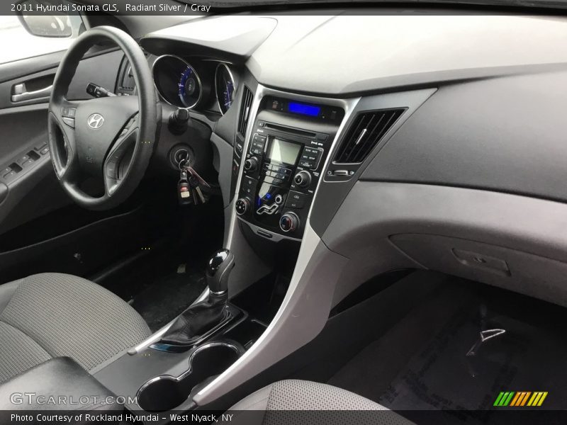 Radiant Silver / Gray 2011 Hyundai Sonata GLS
