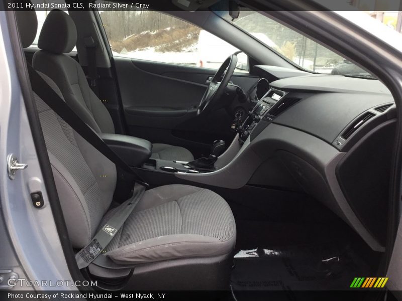 Radiant Silver / Gray 2011 Hyundai Sonata GLS