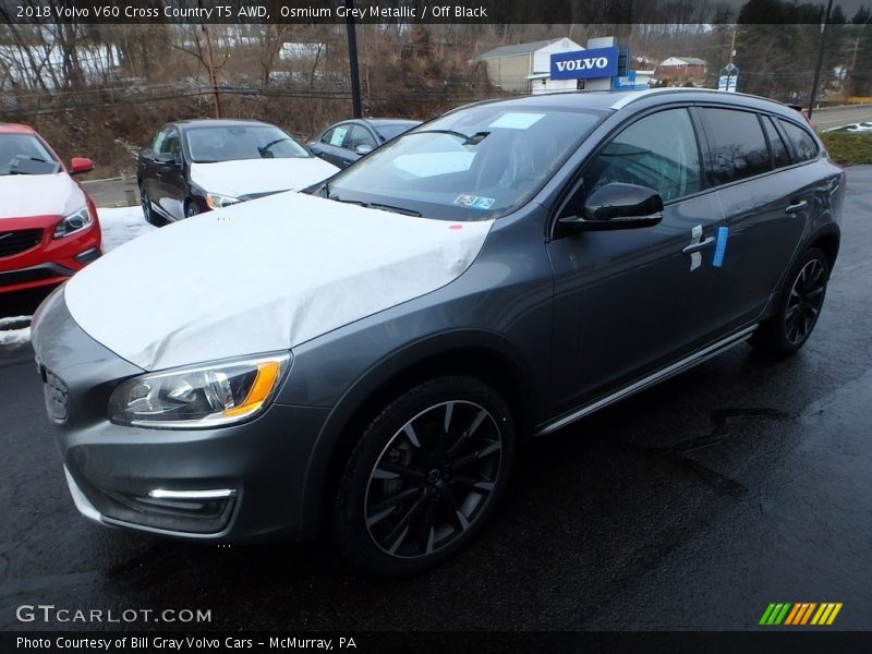 Osmium Grey Metallic / Off Black 2018 Volvo V60 Cross Country T5 AWD