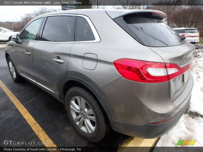 Luxe Silver / Ebony 2017 Lincoln MKX Premier AWD