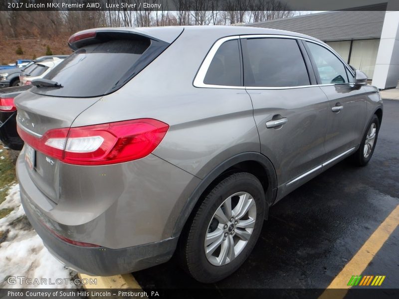 Luxe Silver / Ebony 2017 Lincoln MKX Premier AWD