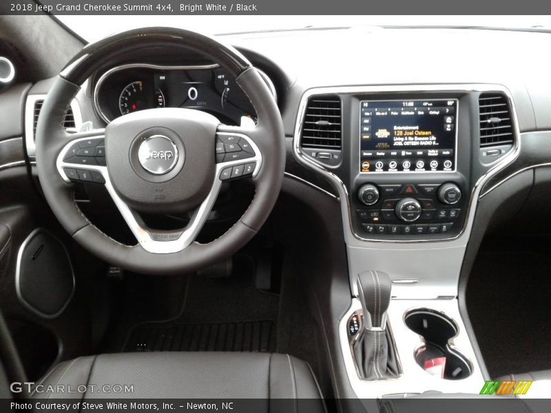 Bright White / Black 2018 Jeep Grand Cherokee Summit 4x4