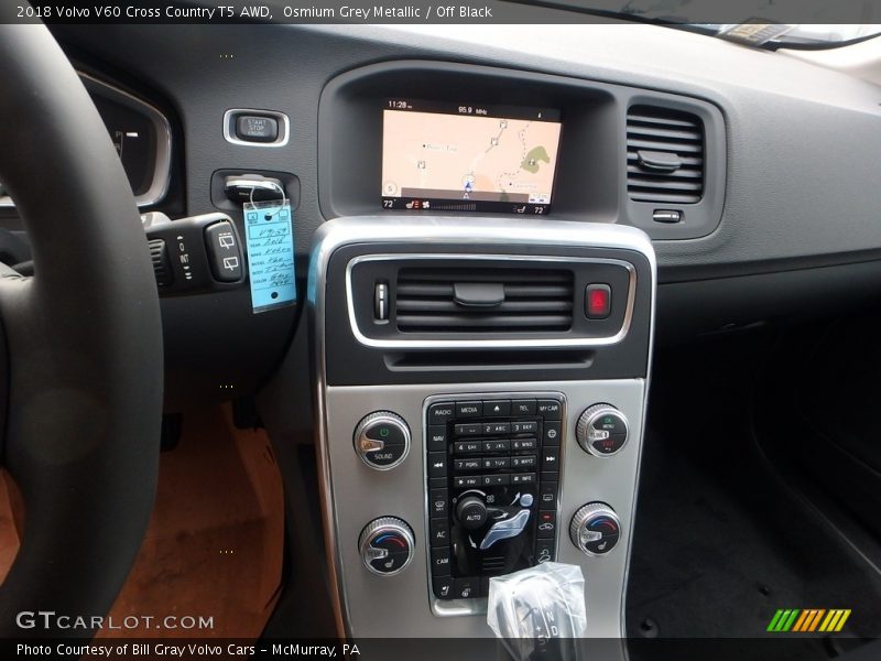 Osmium Grey Metallic / Off Black 2018 Volvo V60 Cross Country T5 AWD