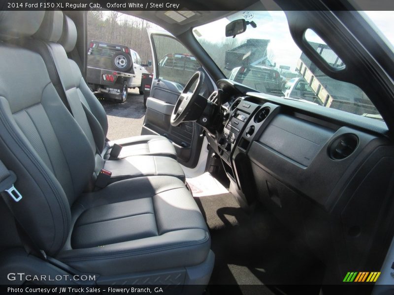 Oxford White / Steel Grey 2014 Ford F150 XL Regular Cab