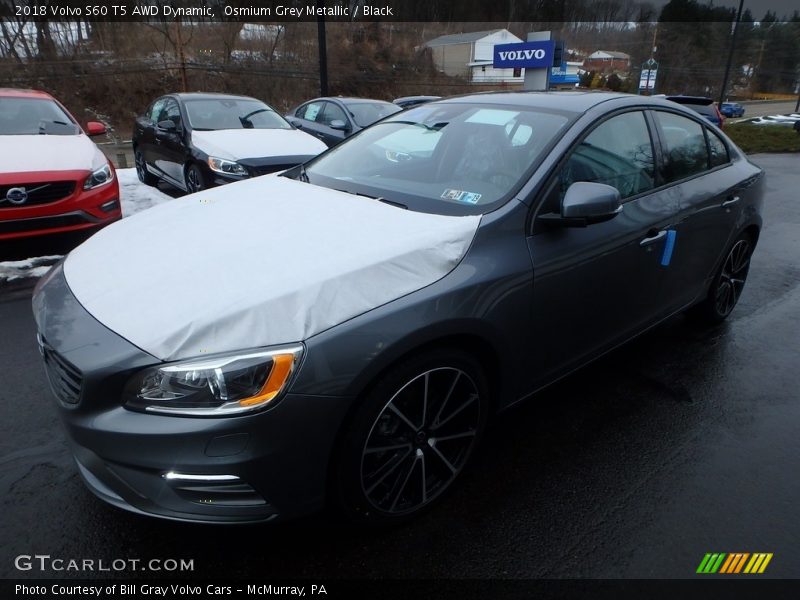 Osmium Grey Metallic / Black 2018 Volvo S60 T5 AWD Dynamic