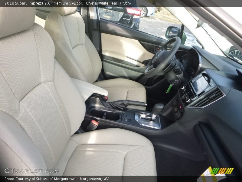 Crystal White Pearl / Ivory 2018 Subaru Impreza 2.0i Premium 5-Door