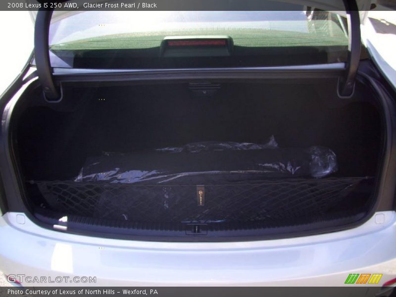 Glacier Frost Pearl / Black 2008 Lexus IS 250 AWD