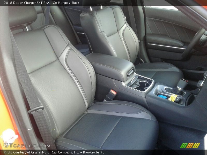 Go Mango / Black 2018 Dodge Charger SXT Plus