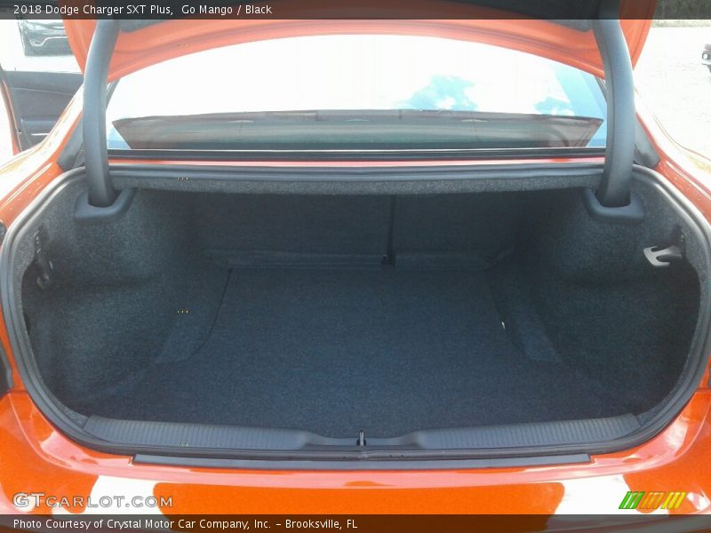 Go Mango / Black 2018 Dodge Charger SXT Plus
